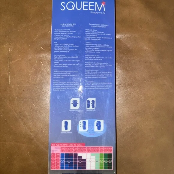 New… Squeem cotton and rubber waist cincher size 2XL